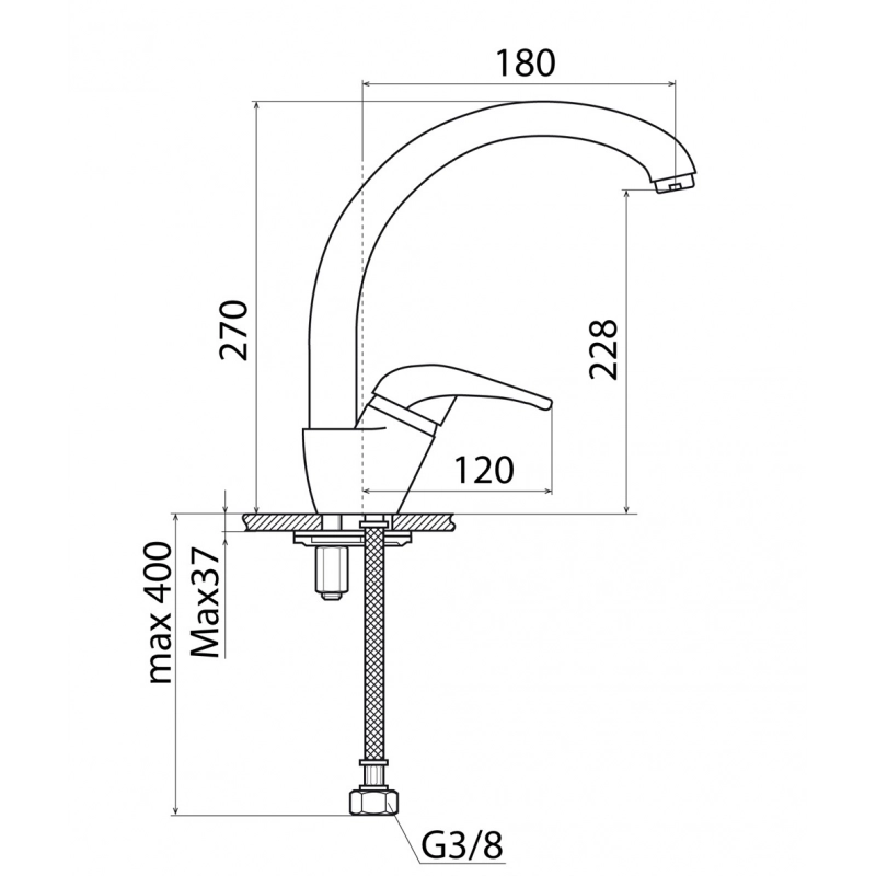 Grifo Fregadero Multi S-Line Monomando SL281 Optima