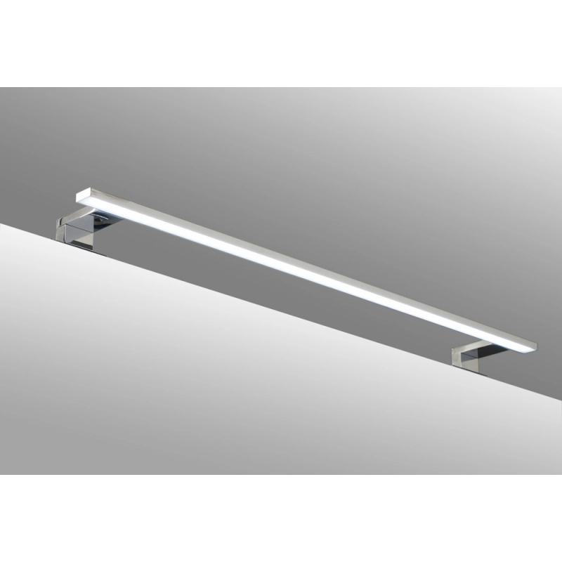 SDZ Quadrat Aplique Chrome 80cm LED Aluminio IP44 9,6W 6000K