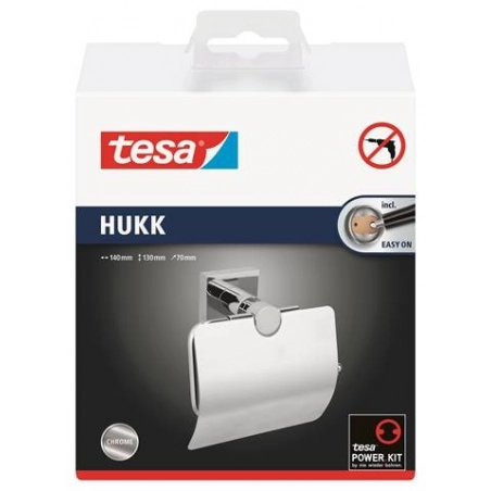 HUKK  HUK25 Portarrollo con Tapa-autoahdesivo TESA