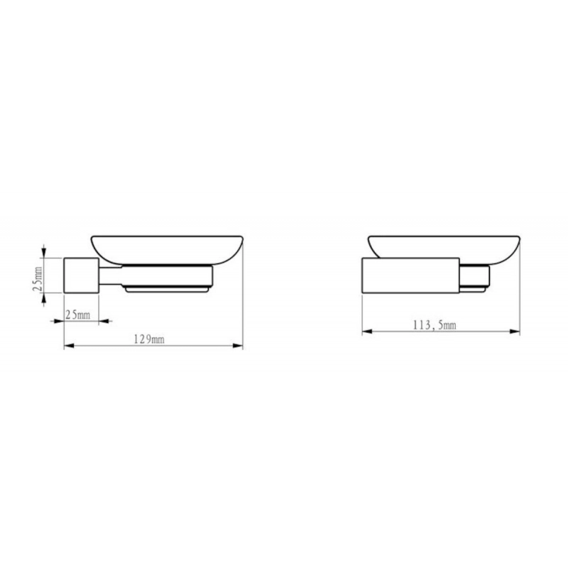 Optima Element ELE39 Jabonera de pared