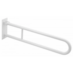 Barra de Seguridad Abatible Blanca Acero Inox 60 cm