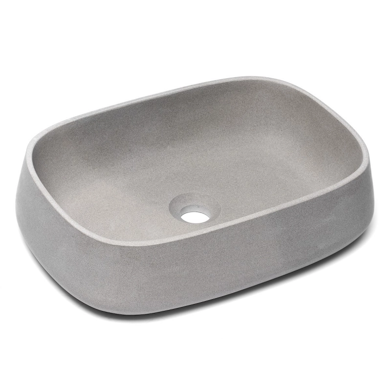 Lavabo Rectangular Piedra Gris LA5035LG