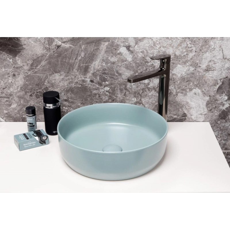 SWI DARK PVD GUN METAL Monomando Lavabo ALTO SATBSDA285P