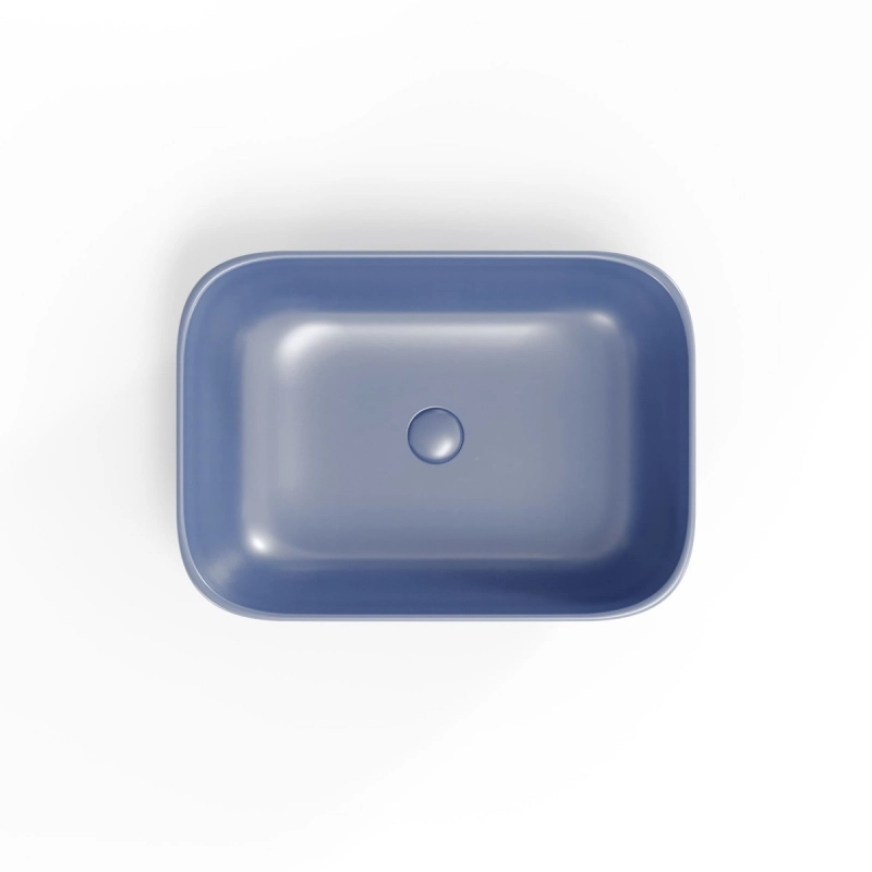 Lavabo encimera rectangular azul mate Infinitio SATINF4532DBLM de Swiss Aqua Technologies