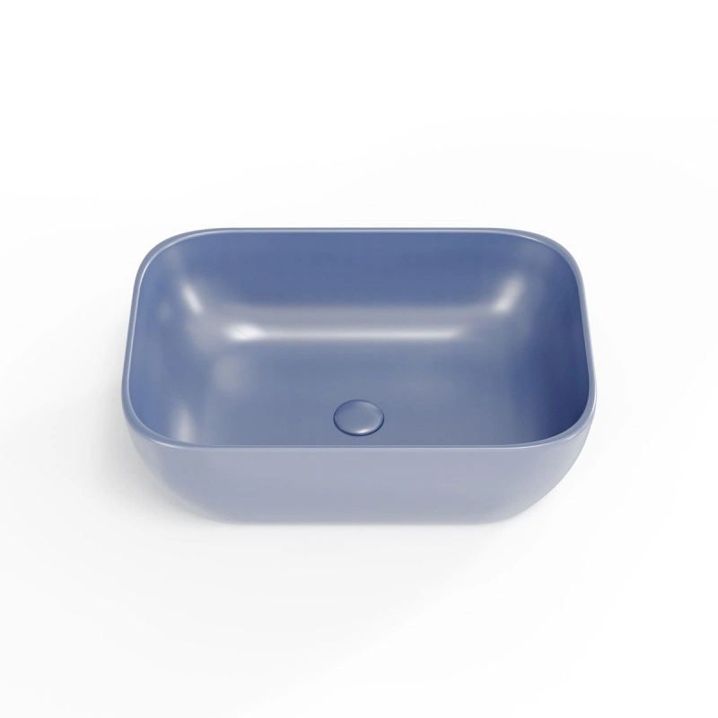 Lavabo encimera rectangular azul mate Infinitio SATINF4532DBLM de Swiss Aqua Technologies