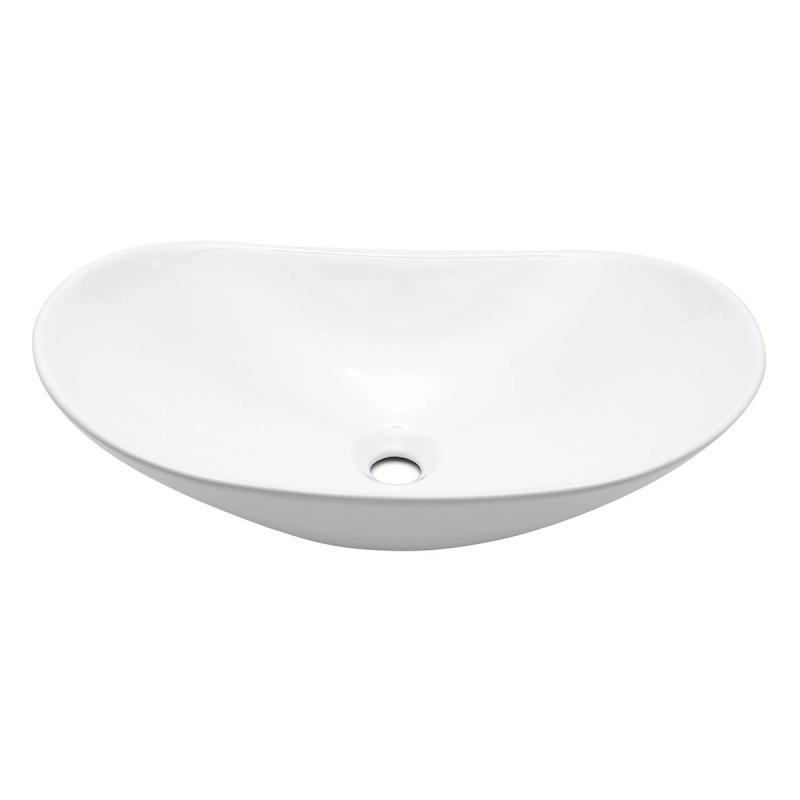 Lavabo Ovalado encimera Infinitio SATINF61536 Blanco Brillo de Swiss Aqua Technologies