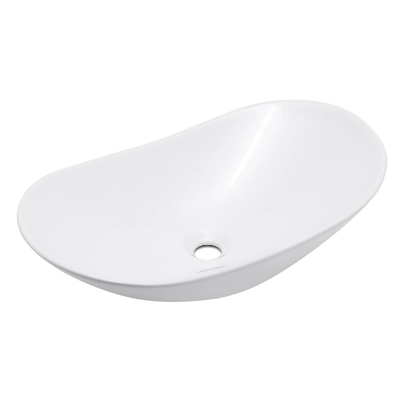 Lavabo Ovalado encimera Infinitio SATINF61536 Blanco Brillo de Swiss Aqua Technologies