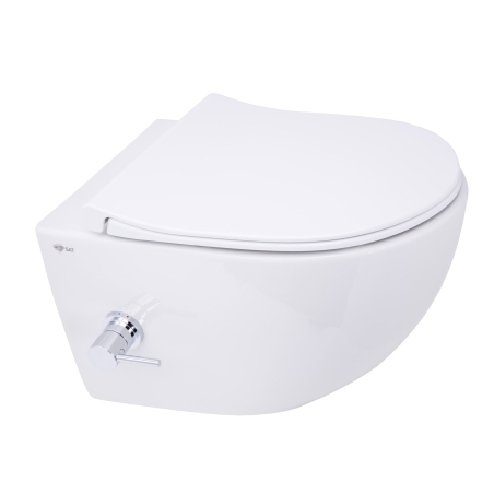 INODORO CON FUNCIÓN BIDÉ SUSPENDIO RIM-EX SATINF011RREXPBFCT SWISS AQUA