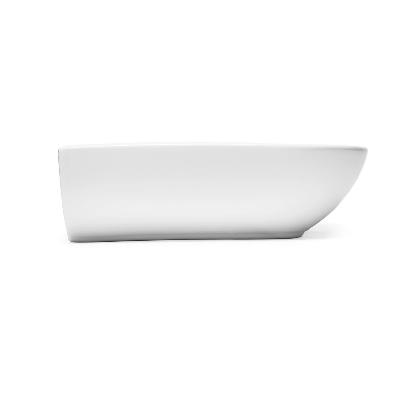 SWI Lavabo BREVIS BLANCO BR 50x38 SATBRE5038R S/Rebosadero Y con orificio Grifo