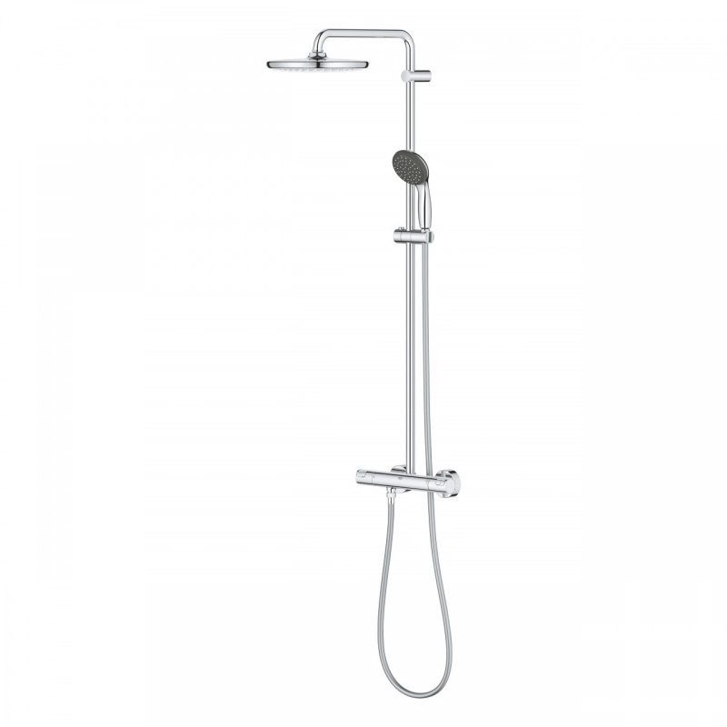 Sistema Ducha de Pared Grohe Vitalio Start System 250 c/ Grifo Termostático Cromado 26816000