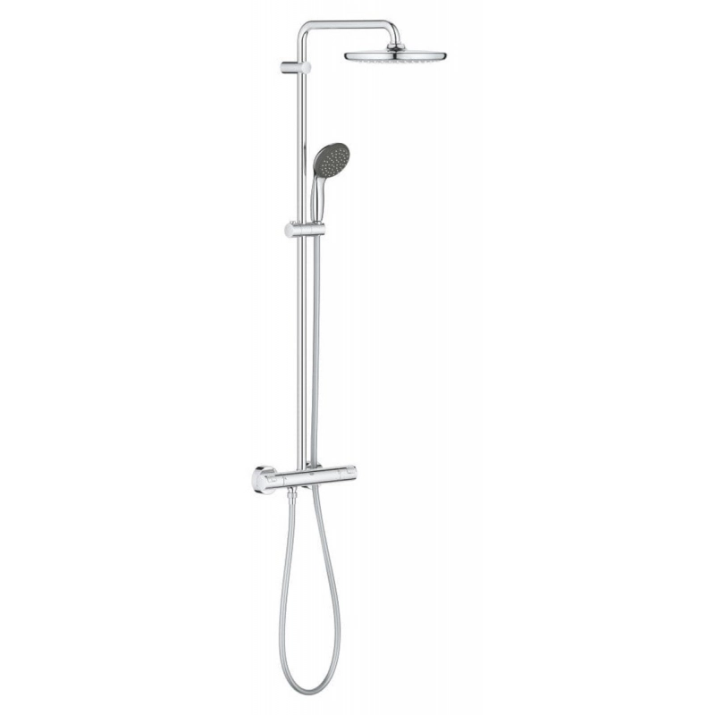 Sistema Ducha de Pared Grohe Vitalio Start System 250 c/ Grifo Termostático Cromado 26816000