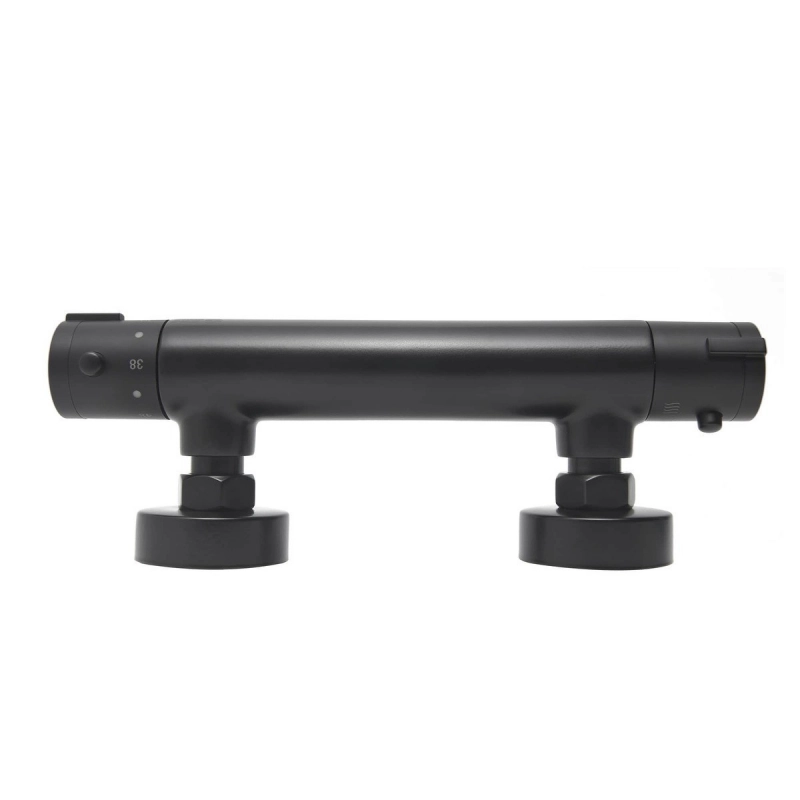 Grifo Termostático de Ducha sin set de ducha Negro Mate S-LINE PRO BSLPRO268TC de Optima