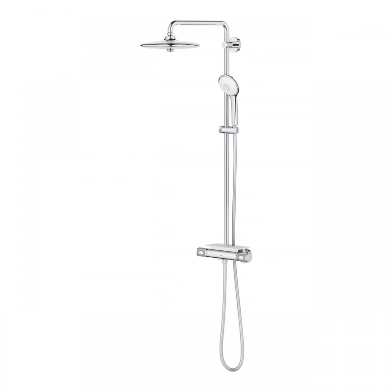 Columna de Ducha Redonda Con Termostato 27296003 Euphoria System 260 de Grohe