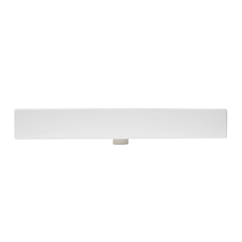 Lavabo INFINITIO BLANCO BRILLO 80,5X46.5 CM con agujero para grifo SATINF8046