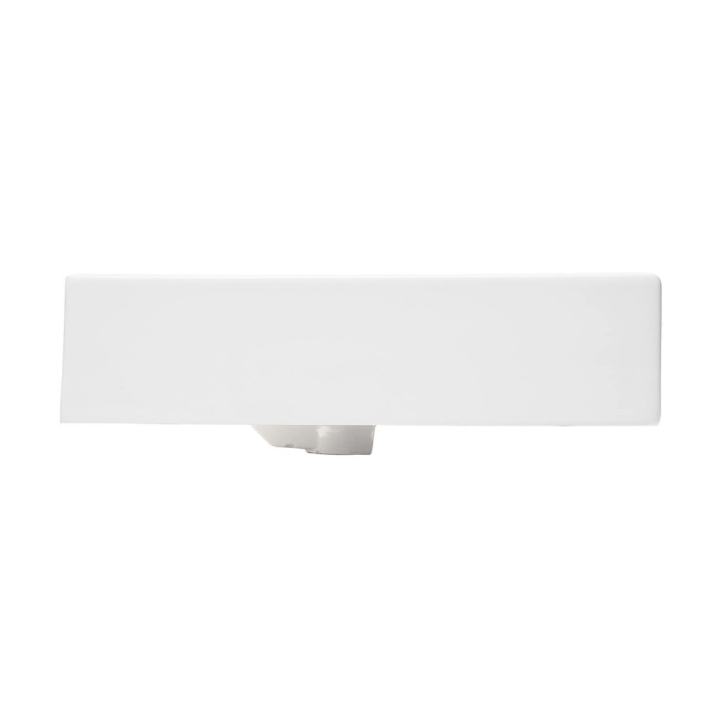 Lavabo INFINITIO BLANCO BRILLO 80,5X46.5 CM con agujero para grifo SATINF8046