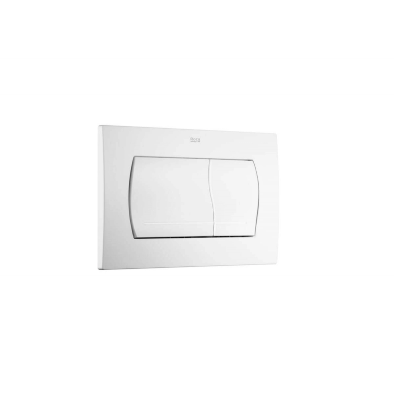 Bastidor ROCA Active cisterna empotrada y pulsador plastico Blanco Brillo con Inodoro suspendido Rim-ex Duravit Blanco Brillo