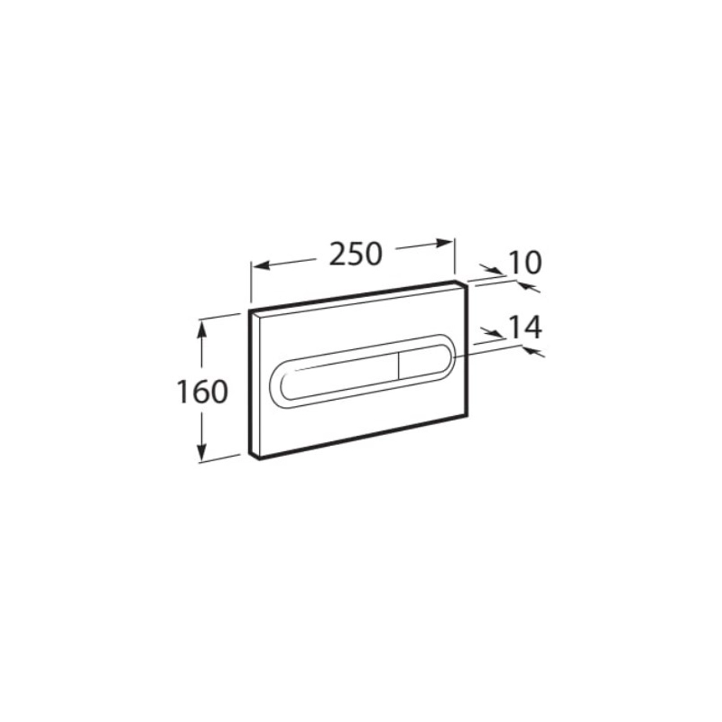 BASTIDOR ROCA DUPLO ONE PACK CISTERNA EMPOTRADA Y PULSADOR PL1 BLANCO BR CON INODORO SUSPENDIDO RIM-EX INFINITIO BLANCO BR 48 CM