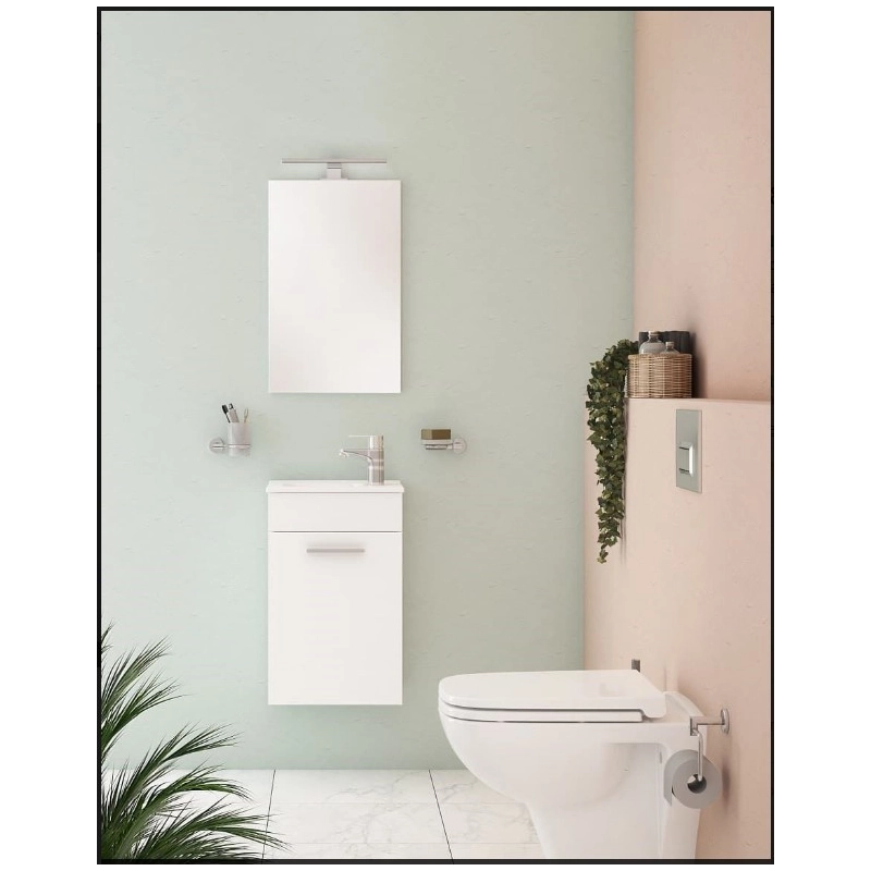 Mueble de baño  Vitra Mia Set blanco BR 39x28x61 Conjunto completo MIASET40B