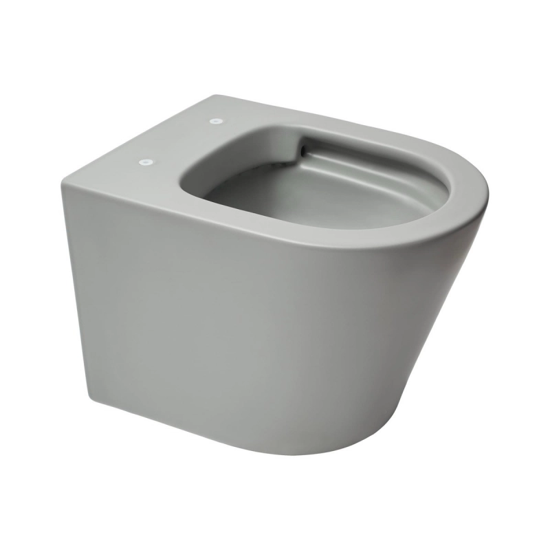 Bastidor GROHE pack cisterna empotrada y pulsador cromo con inodoro suspendido Rim-ex Infinitio Gris Mate 48 cm de SAT