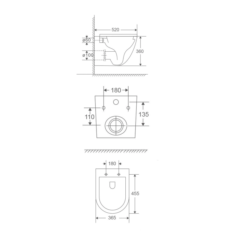 BASTIDOR GEBERIT DUOFIX CON CISTERNA EMPOTRADA, PULSADOR DELTA 50, INODORO SUSPENDIDO TORNADO 67 SISTEMA VORTEX BLANCO DE SAT