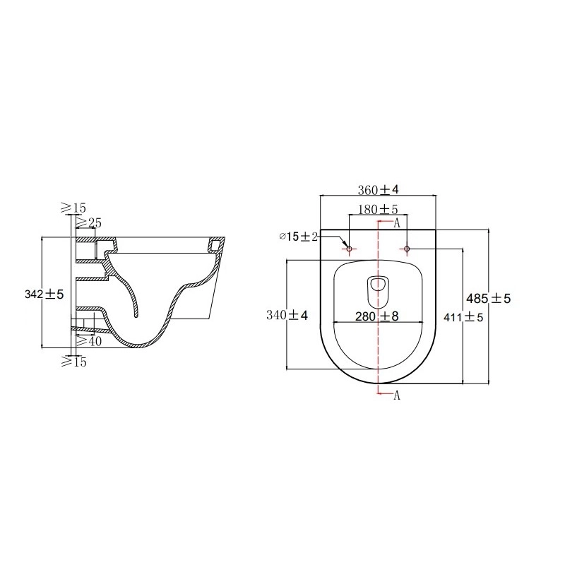 Bastidor GROHE pack cisterna empotrada y pulsador cromo brillo con inodoro suspendido Rim-ex Croma blanco br AQUA