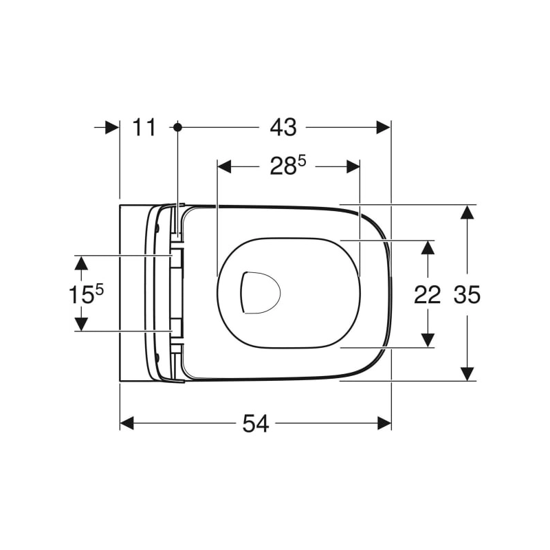 BASTIDOR ROCA DUPLO ONE PACK CISTERNA EMPOTRADA Y PULSADOR PL1 CROMO BRILLO CON INODORO SUSPENDIDO SMYLE SQUARE DE GEBERIT