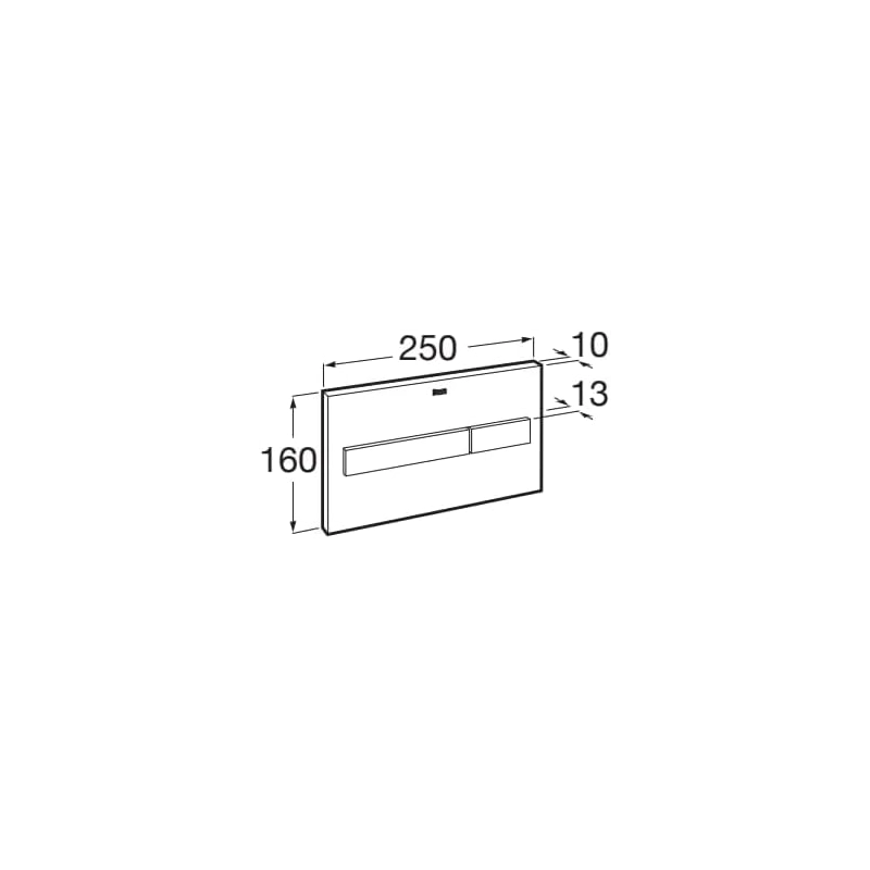 BASTIDOR ROCA DUPLO ONE PACK CISTERNA EMPOTRADA Y PULSADOR PL7 BLANCO MATE CON INODORO SUSPENDIDO RIM-EX ROCA ONA