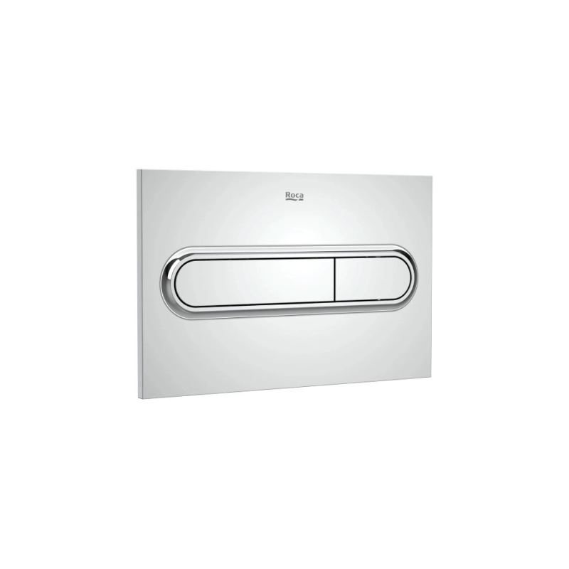 Bastidor empotrado ROCA Duplo Pack con cisterna y pulsador PL1 Dual cr, con inodoro suspendido Tornado LIA EKOVIA AzulBath