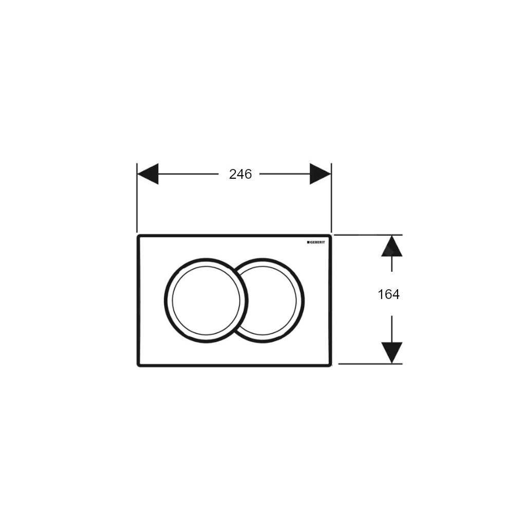 BASTIDOR GEBERIT PACK CISTERNA EMPOTRADA Y PULSADOR DELTA 01 BL CON INODORO SUSPENDIDO ROUND SMART 52cm TOR 3 TAPA ENV.MARCA KP