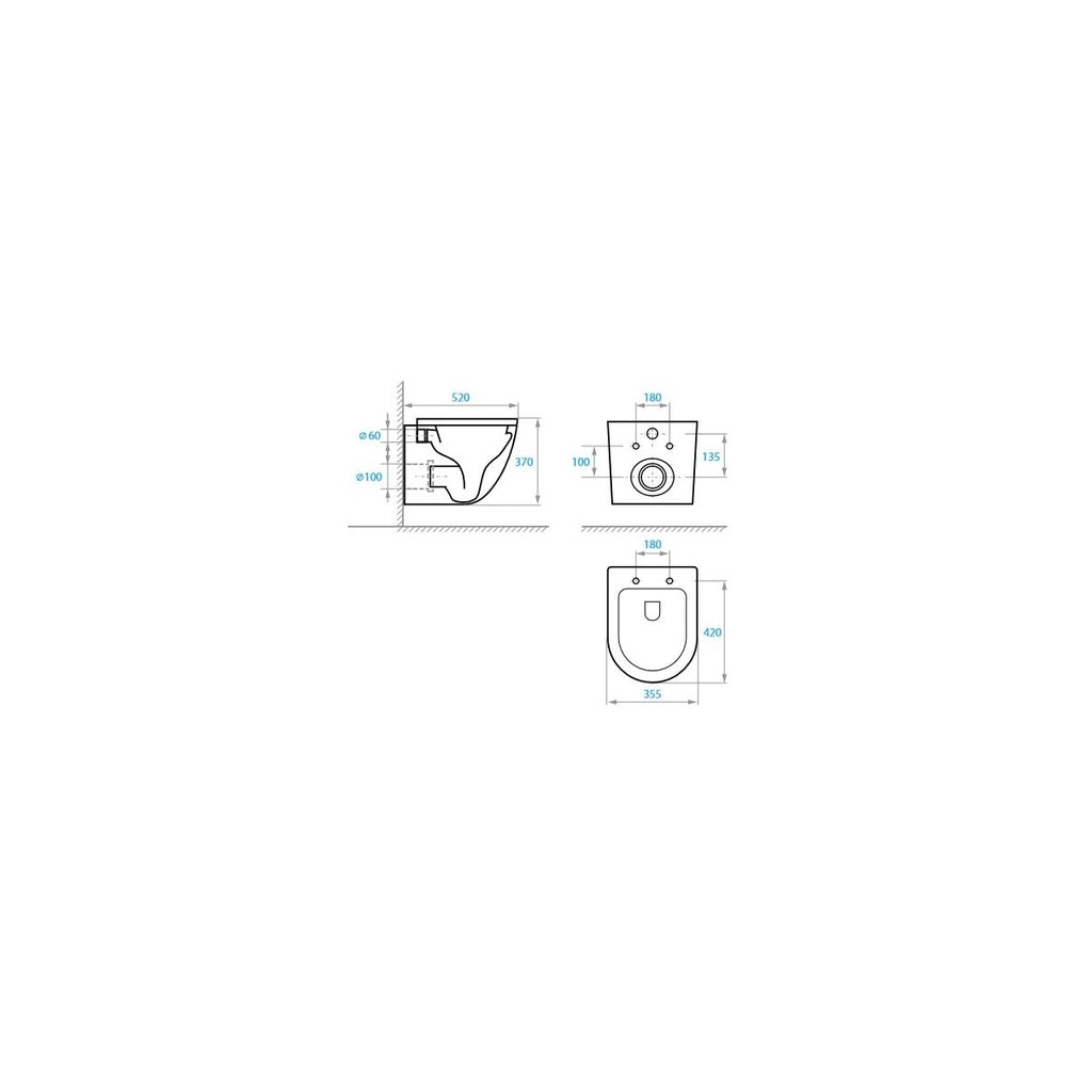 BASTIDOR GEBERIT PACK CISTERNA EMPOTRADA Y PULSADOR DELTA 01 BL CON INODORO SUSPENDIDO ROUND SMART 52cm TOR 3 TAPA ENV.MARCA KP