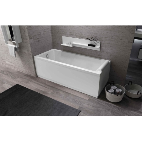Bañera de Hidromasaje Novellini Calos 2.0 Blanco Mate 170x80 cm con Wh