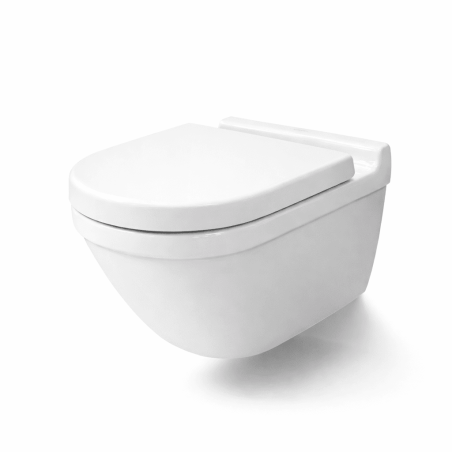 Inodoro Suspendido STARCK 3 BLANCO BR SUSP RIMLES DURAVIT  + asiento Soft Close