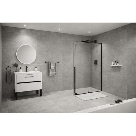 Kit completo Walk-In XMOTION Cromado o Negro Lacado 8mm