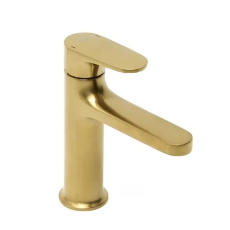 Grifo DARK ORO CEPILLADO LAVABO ALTO 16,9 CMS de SAT