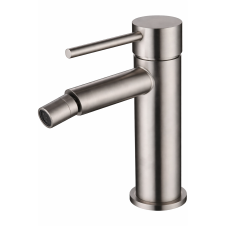 Grifo bidé monomando Imex serie Moscú acero inoxidable - BDK034-2