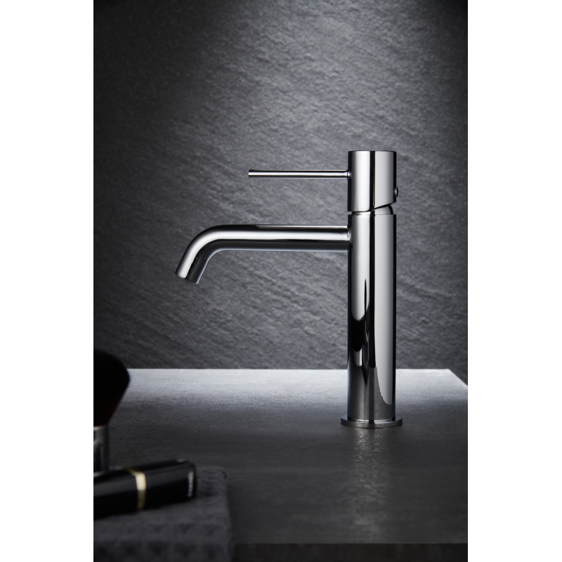 Grifo lavabo monomando IMEX Monza cromo - Vista frontal