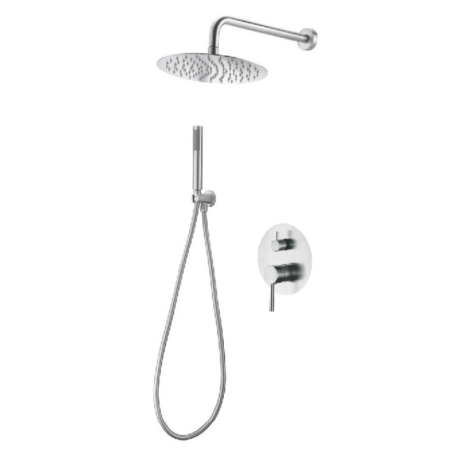 Sistema ducha empotrado monomando Imex serie Moscú acero inoxidable - GPK034