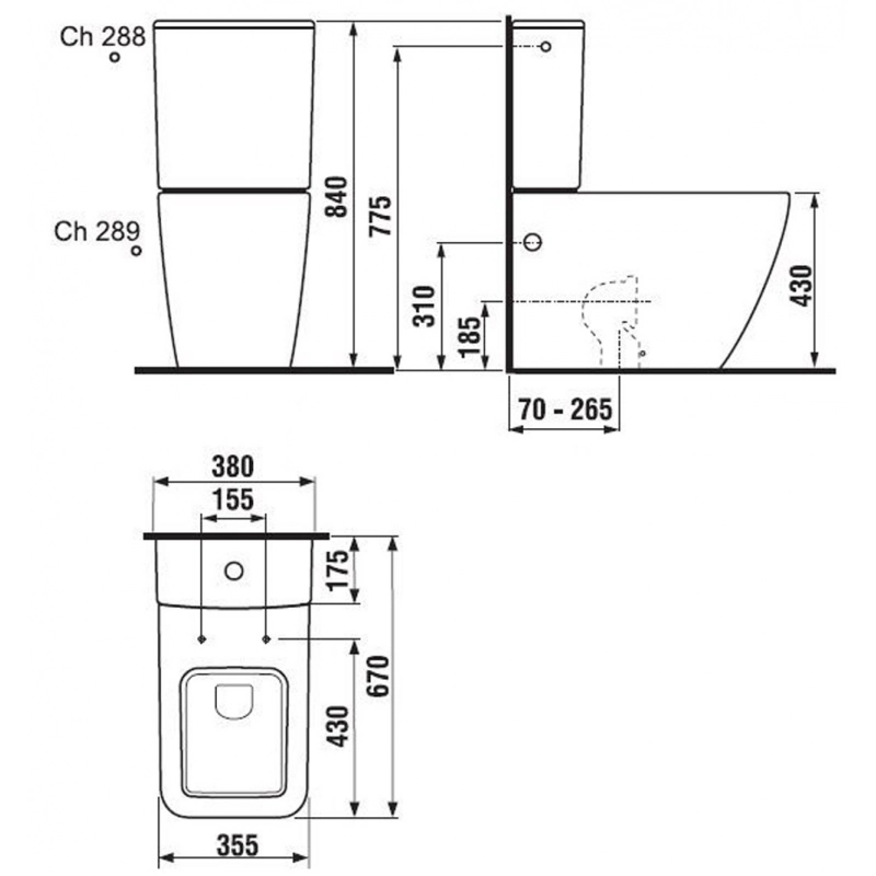 Aqua Cube Way Inodoro Completo