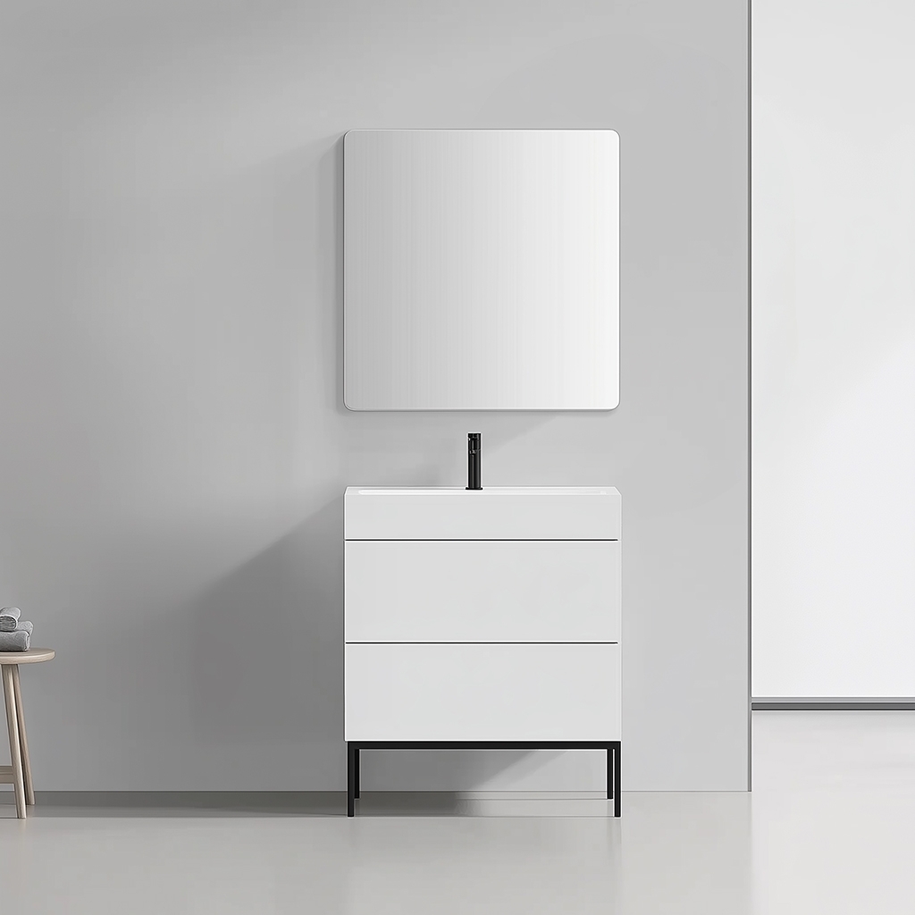 Muebles de baño con patas